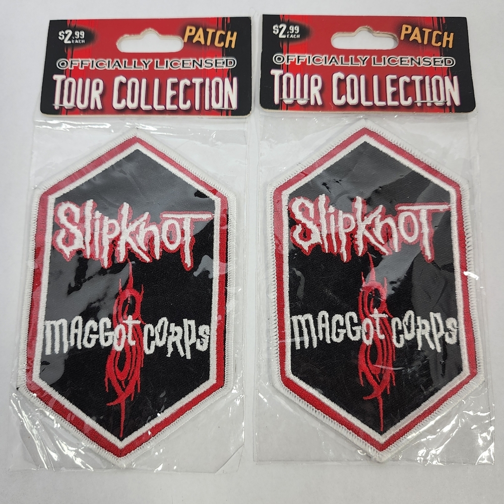 Slipknot Maggot Corps Tour Collection Patch Lot Of 2 NEW In Package